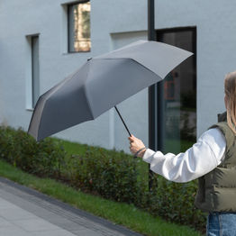 Зонт складной Атланта (Atlanta), серый