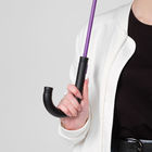 Зонт-трость Квантум (Quantum), черный/фиолетовый