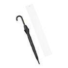 Зонт-трость Квантум (Quantum), черный/салатовый