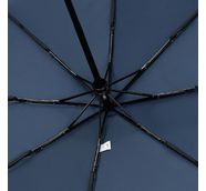 Зонт складной Classic, темно-синий с темной ручкой
