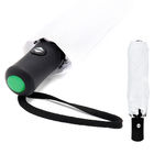 Автоматический противоштормовой зонт Vortex To Go, белый/зелёный