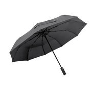 Зонт складной автоматический,  Forest Lotus, диаметр 100 см, радиус 23 дюйма, 9 панелей, в подарочной коробке, темно-серый