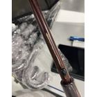 УЦЕНКА! Зонт-трость светоотражающий Reflect, черный