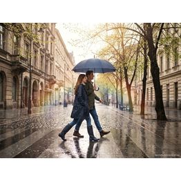 Зонт-трость Sombrella, темно-синий