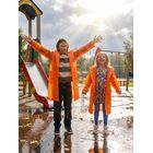 Дождевик детский RainDrop Kids, оранжевый