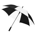 Зонт Barry 23 полуавтоматический, черный/белый